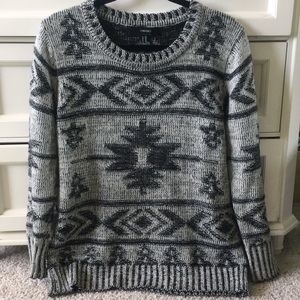 Oversized gray sweater